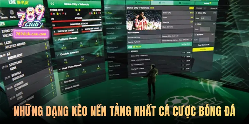 Những dạng kèo nền tảng nhất cá cược bóng đá